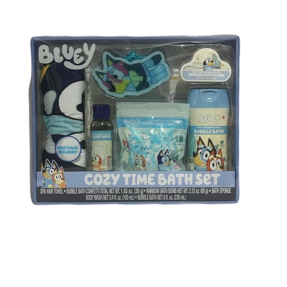 Blue Cozy Time Bath Set - Picture 10 of 10